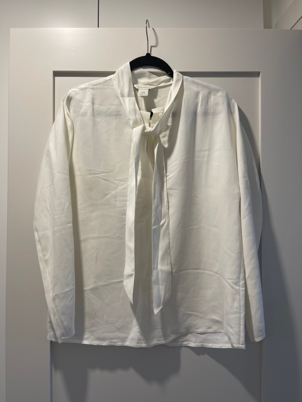 Club Monaco Ivory Button-Front Blouse